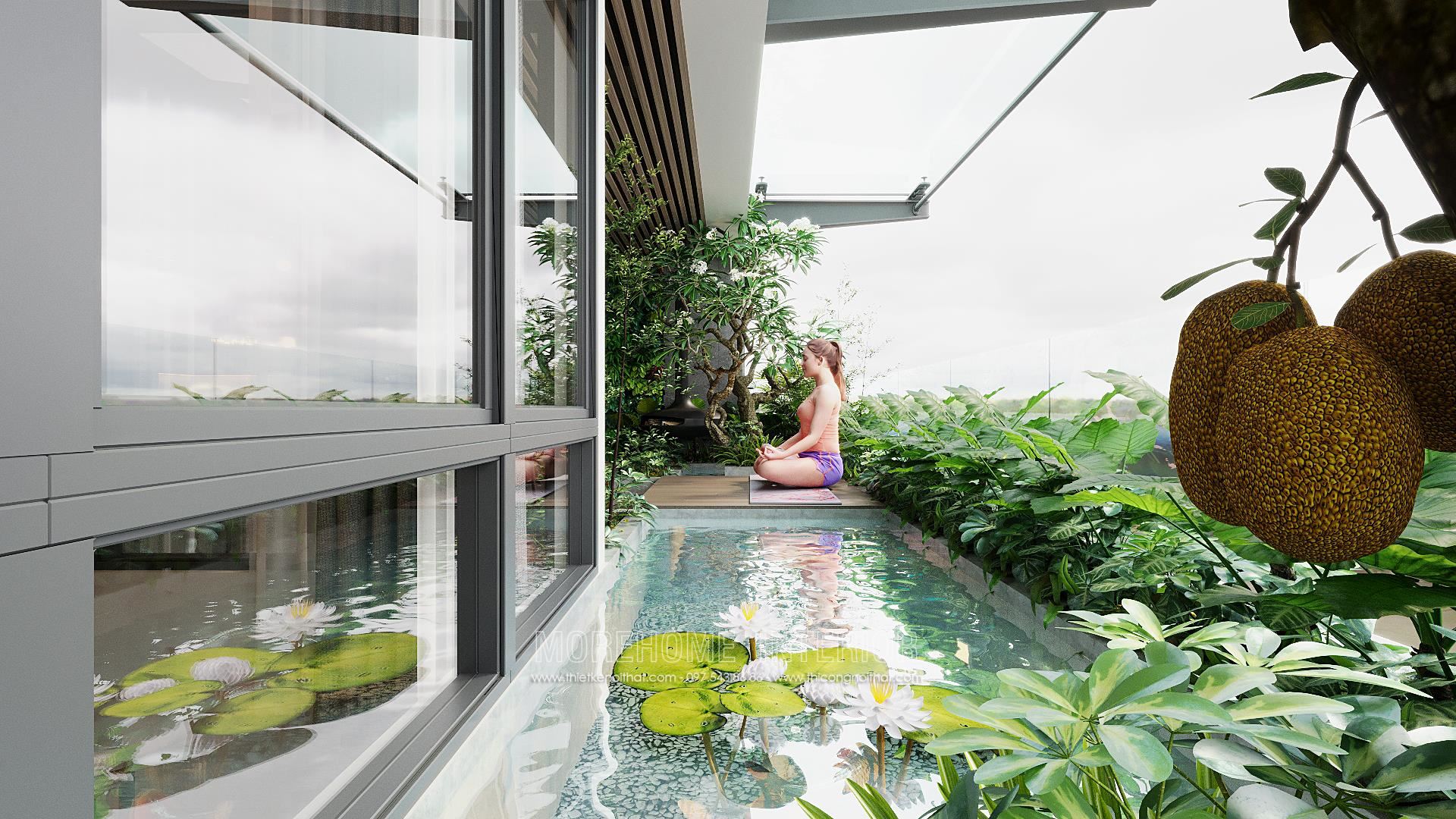 thiết kế sân vườn